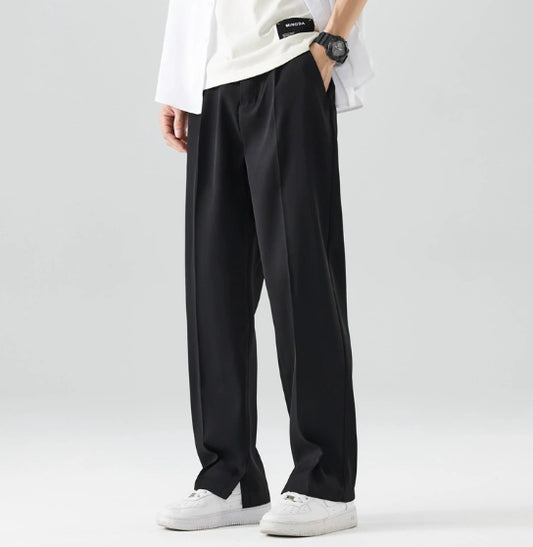Men's Casual Straight Fit Trousers