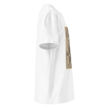 Men’s Classic Art Graphic Printed Cotton T-Shirt – Minimalist Streetwear