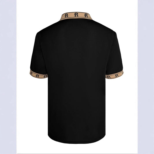 Men's Premium Embroidered Polo T-Shirt Slim Fit Casual Streetwear