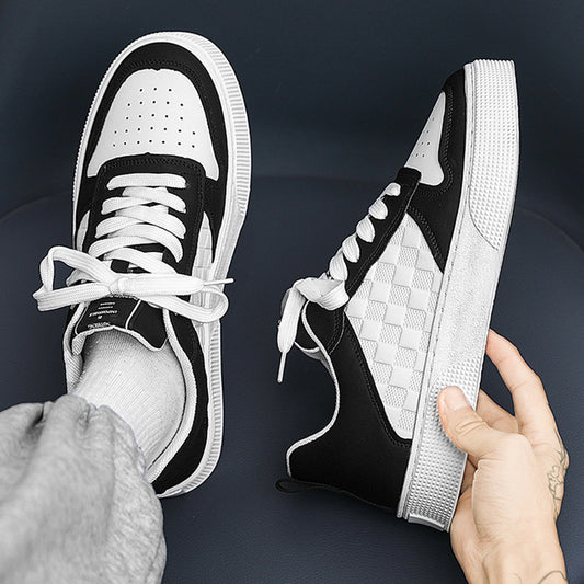 Classic Low Top Casual Sneakers - Breathable Everyday Street Style Shoes