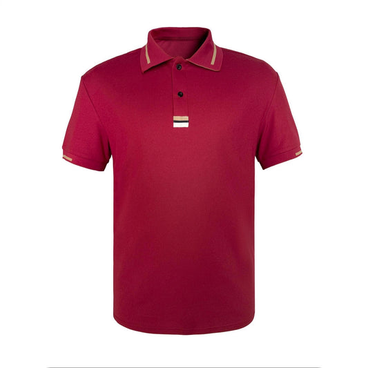 Men's Premium Slim Fit Polo T-Shirt Classic Maroon Casual Wear