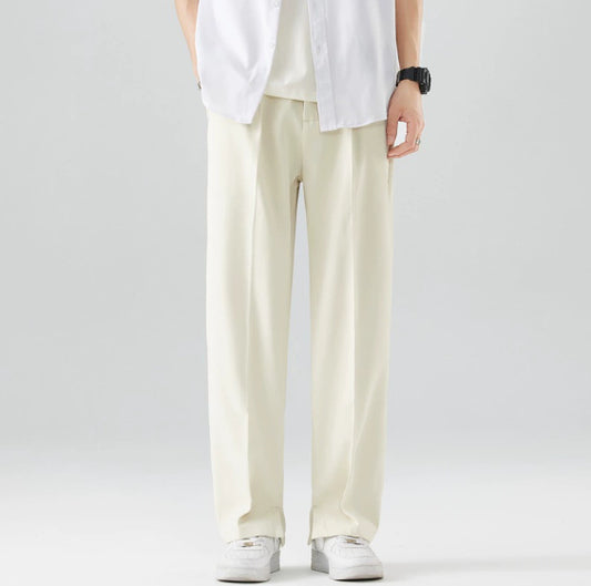 Men's Casual Straight Fit Trousers