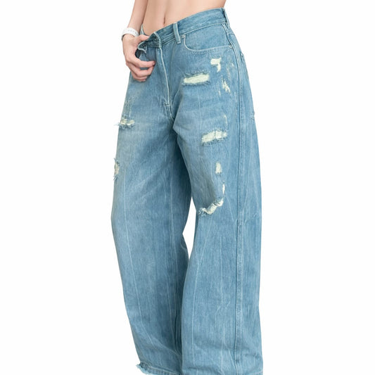 Women Ripped Denim Jeans