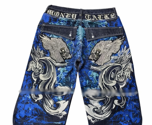 Men's Hip Hop Style Denim Jeans