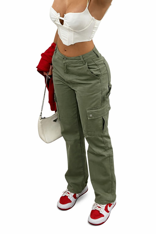 Women's Casual Utility Cargo Pants